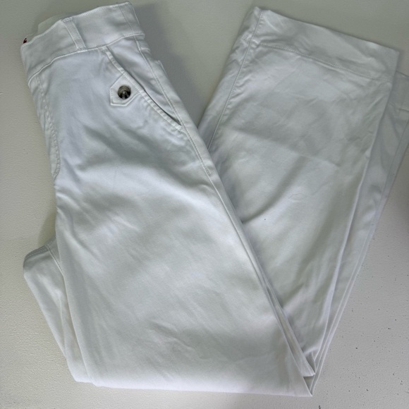 SPANX Women’s Stretch Twill Cropped Wide Leg Pants White Size XS 0/2 - Picture 4 of 8